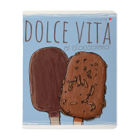 Тетрадь А5 48л кл. Альт "Шоколадное настроение" мат.лам., бел.100%