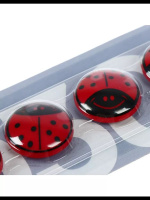 Магнит для доски 5шт 30мм "Божья коровка"