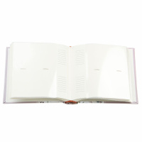 Фотоальбом 200 фото 10*15см Цветы, бум.карм.с мемо, книжн. пер-т