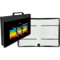 Папка д/труда А4 (337*230*30) 1отд. молния вокруг, ткань/ламинат "Skate"