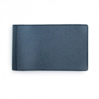 Визитница ПВХ на  28 визиток, синяя