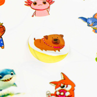 Раскраска "Раскраски с наклейками. Животные" А5 16стр.