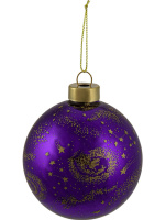 Ёлочный шар  8 см "Созвездие" стекло