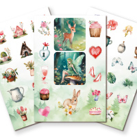 Альбом наклеек А6 6 лист. "100 наклеек. Единорог"