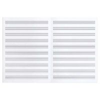 Тетрадь для нот А4  8л., вертик., скоба "Мышь крутыш"