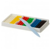 Пластилин  6цв  99гр. Кроха, мягкий, карт.упак., со стеком