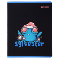 Тетрадь А5 48л кл. Альфа-Тренд "Сильвестр" твин УФ-лак, белизна 100%