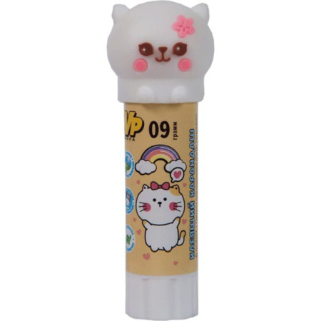 Клей карандаш deVENTE. Funny animal"  9 гр.  PVA основа,  быстросохнущий