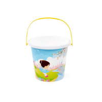 Ведро 1л с рисунком, цвет ассорти