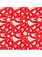 Набор упаковочной бумаги "Зимняя сказка. Ассорти" 100*70см