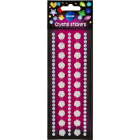 Стразы клеевые "Cristal" акриловые, 22*7,5см, ассорти