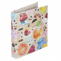 Регистратор А4  50мм Sweets картон, мат.лам., запечат.форзац