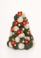 Набор для творчества Ёлка 12см "Сказка" сизаль, красная  8+