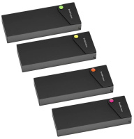 Пенал пластиковый Matt Accent с неоновой кнопкой