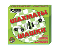 Игра 2в1 "Шашки, шахматы"