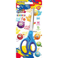 Ножницы детские "deVENTE. Cosmo" 17см, двухцв.прорезин.кольца с лепестками