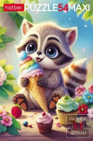 Пазл МАКСИ 54 элемента  400*280мм. "Крошка енот"