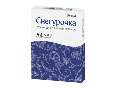 Бумага А4  СНЕГУРОЧКА, 80г/м2, 95%, (500л)