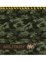 Блокнот А6  40л "Маскировка" гребень