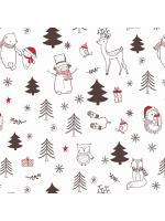 Набор упаковочной бумаги "Премиум НГ Ассорти" 100*70см