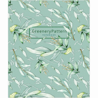 Тетрадь А5  96л кл. Полином "Greenery Patterns" глянц.лам.