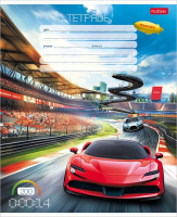 Тетрадь А5 12л кл. Hatber "Престижные гонки" 5 диз.в блоке, белизна 100%