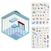 Наклейки-румбокс д/создания миниатюрных сцен 12,5*15см "Микс-дизайн"