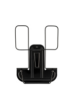 Подставка для книг, полностью металл, черная