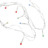 Гирлянда электрическая 10м 120LED светодиодная, нить, 8 режимов, 220В, мультицвет