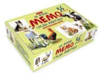 Игра Мемо "Следы животных. На ферме"  (36 карточек)