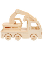 Изготовление модели из дерева "Эскаватор" 67 дет.