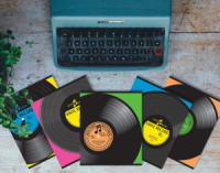 Тетрадь А5  96л кл. ПЗБМ "Винил" мат.лам., выб.лак.