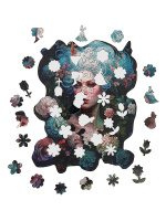 Пазлы деревянные 112 элементов 270*210мм  "Вдохновение"