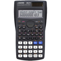 Калькулятор  10+2 разр. deVENTE научный, для ЕГЭ,ОГЭ, черно-белый
