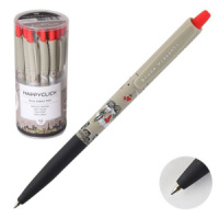 Ручка шар. BV "HappyClick. Романтика", 0.5мм, синяя