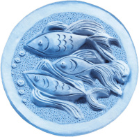 Глина для лепки  голубая, 500 г