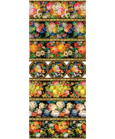 Набор термонаклеек для яиц 74*358мм, 7шт/уп "Жостово"