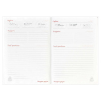 Книга для кулинарных рецептов А5  96л., 7БЦ "Сладкий котик" мат.лам., тисн.фольгой