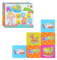 Игра Мемо "Игрушки" 32 карточки 3+