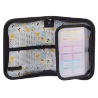 Пенал 1 отд. с 1-ой откид.пл. (190*130*27) молния, лам.картон "W-wednesday" мат.лам., 3Dлак