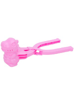 Форма для снега 200мм "ДИНОЗАВРИК-2" в сетке, цвет микс