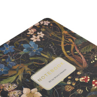 Записная книжка А5  40л. картон, мягк.пер. "Flora. Лесные ягоды" лин.