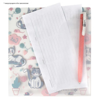 Папка для документов набор 3 шт. (81*175мм, 70*150мм, 70*100мм) Кошки, УФ-печать