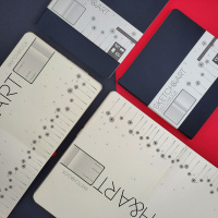 SKETCHBOOK SKETCH&ART BV, ORIGINAL,145х145 мм, 100 л., БЕЖЕВЫЙ 100 гр. В МЯГКОМ ПЕРЕПЛЕТЕ (ЧЕРНЫЙ)