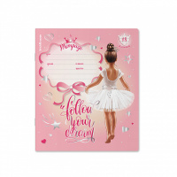 Тетрадь А5 18л кл. Erich Krause "Pointes" выборочный УФ-лак с глиттером, MIX-PACK