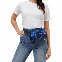 Сумка поясная 22*12*5см ErichKrause "Herbarium" 2отд. на молнии