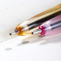 Ручка шар. Deli P1-Macaron  синяя, 0,7мм, корпус ассорти