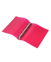 Папка на кольцах (без блока) А5 ДПС, розовая, ПВХ, гибкая