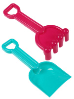 Набор игрушек. "Песочный замок" ведерко,лопатка,1 форма,лейка, в сетке