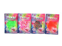 Набор резинок для плетения 200 шт Ассорти Микс "Модница" с крючком